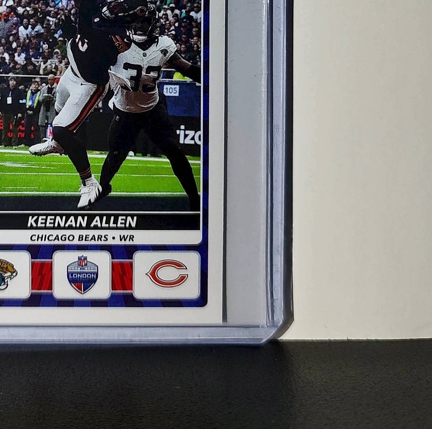 Keenan Allen 2025 Panini NFL #11 London Games Sticker