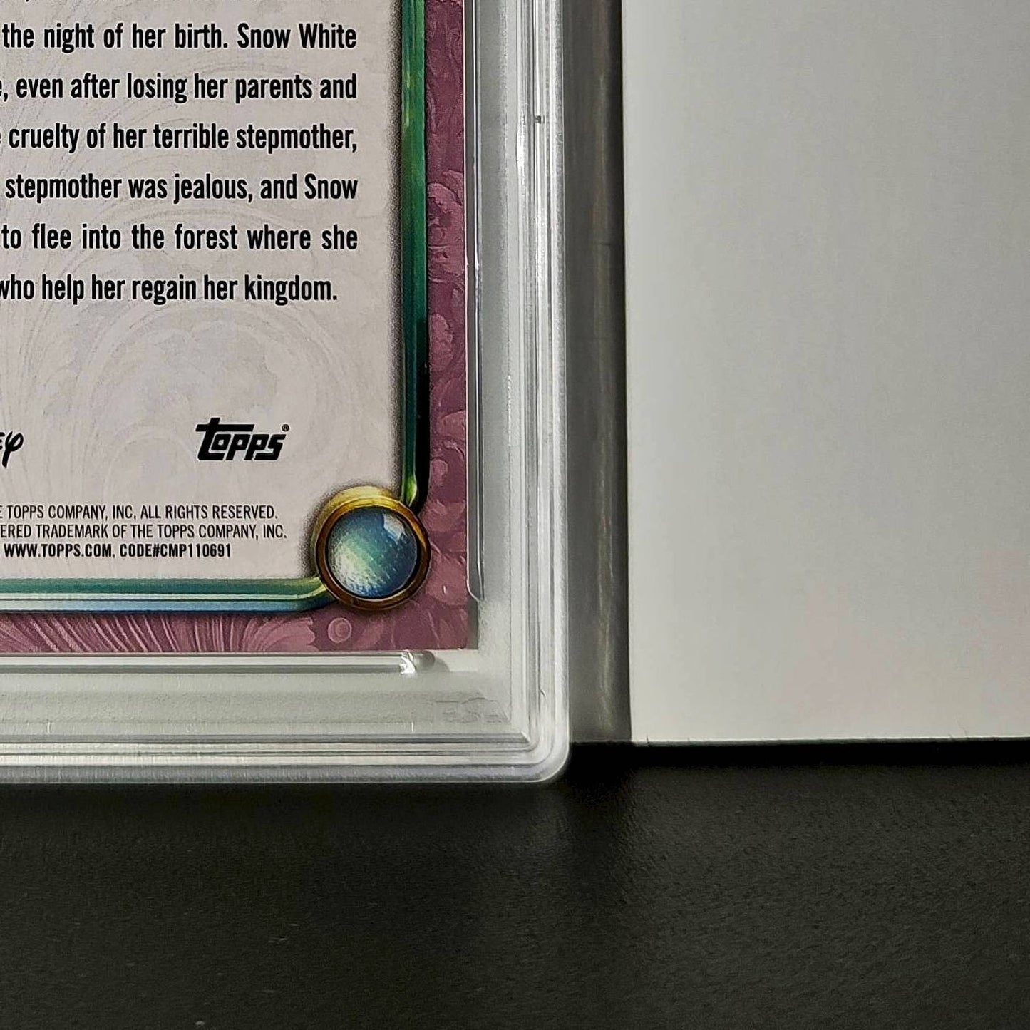 Snow White 2025 Topps Disney Cartoon Princess #171 Card PSA 9