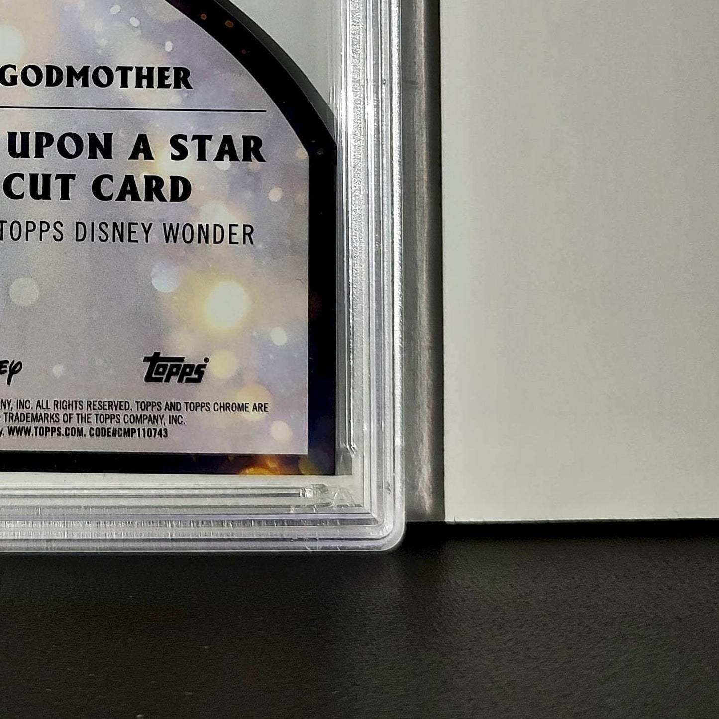 Fairy Godmother 2025 Topps Chrome Disney #W-20 Wish Upon A Star Die Cut PSA 9