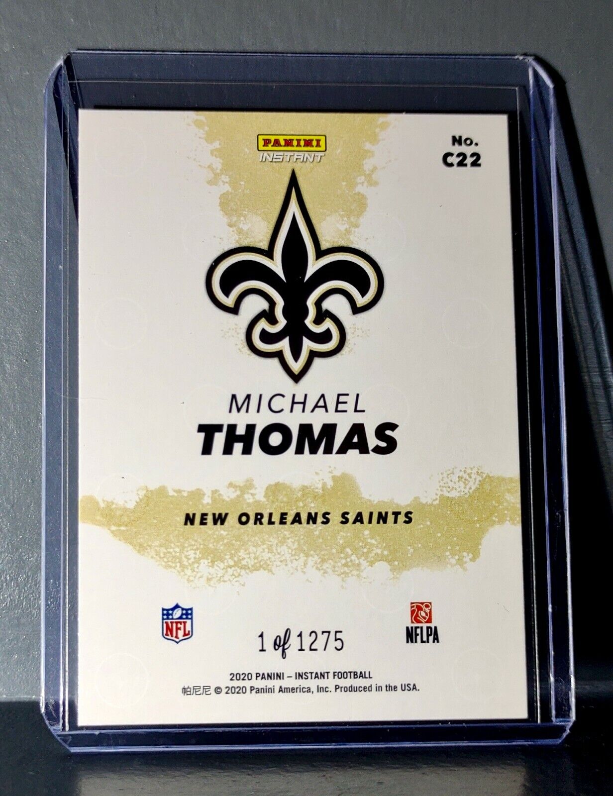 Michael Thomas 2020 Panini NFL Instant My City #22 Football Card 1 of 1275