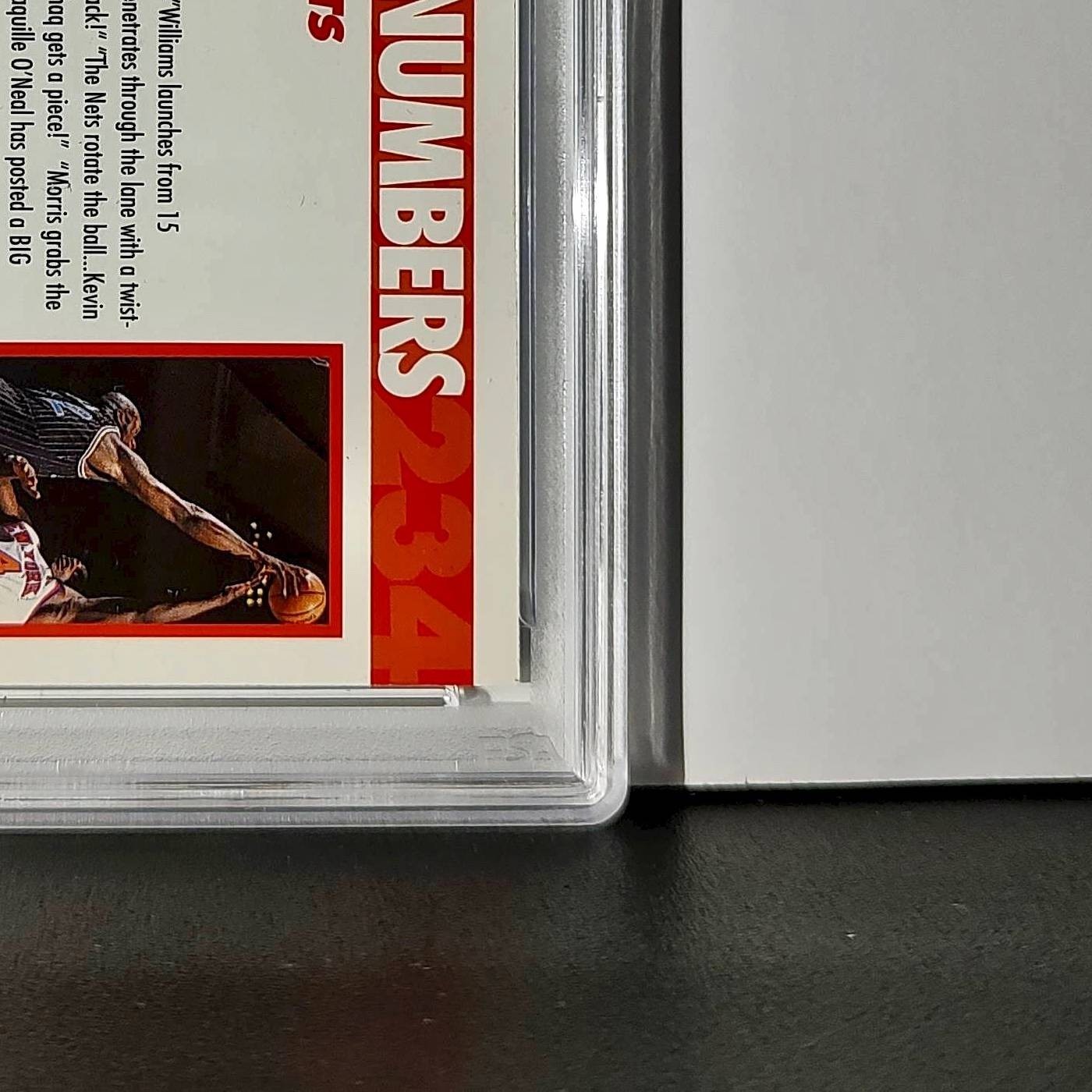 Shaquille O'Neal 1994 NBA Hoops Big Numbers #BN5 Rainbow PSA 8 NM-MT