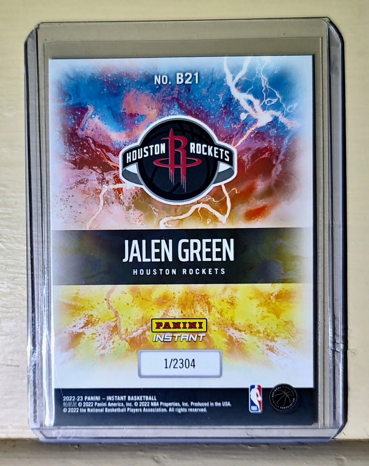 Jalen Green 2022-23 Panini NBA Breakaway #21 Basketball Card 1/2304