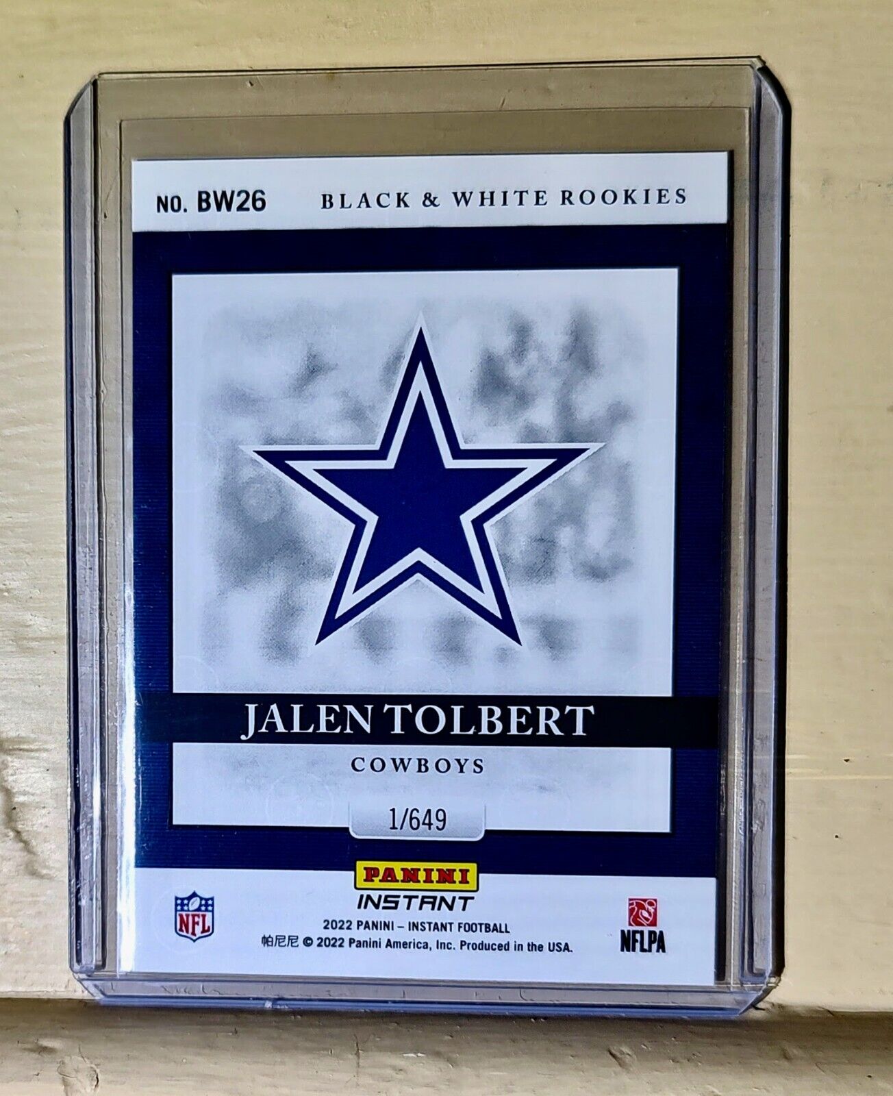 Jalen Tolbert 2022 Panini NFL Black & White Rookies #26 Football Card 1 of 649