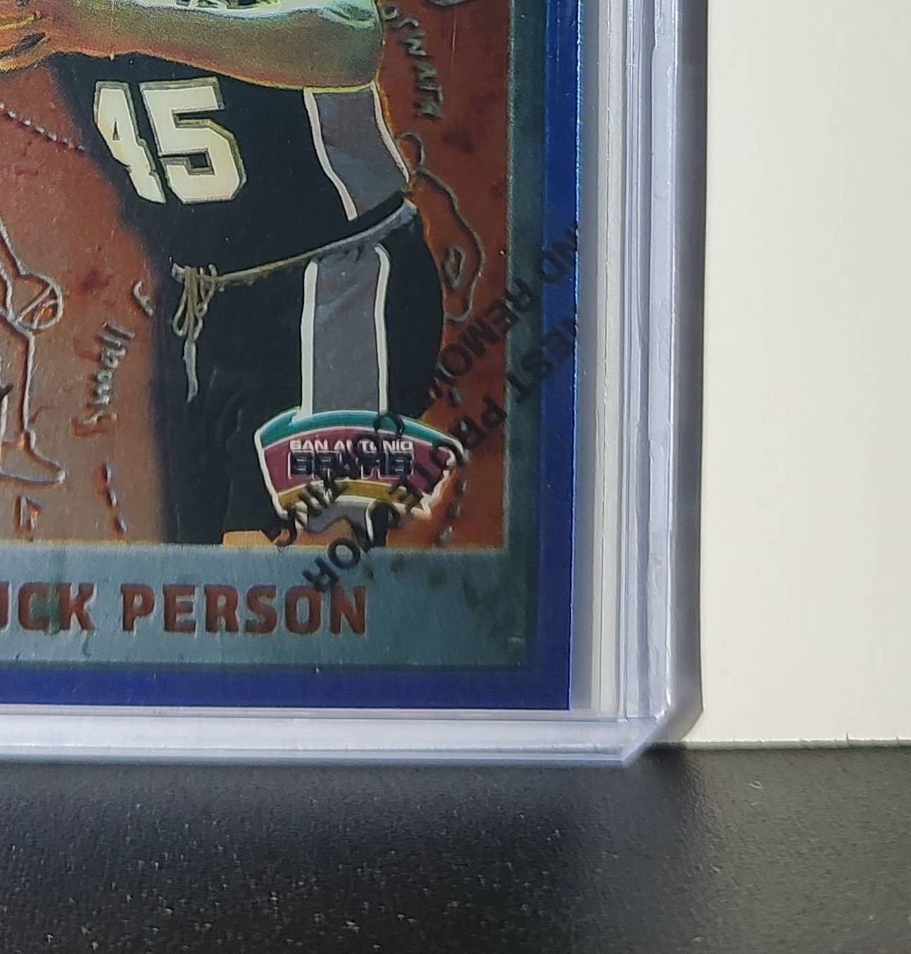 Chuck Person 1995-96 Topps Finest NBA #146 Card San Antonio Spurs