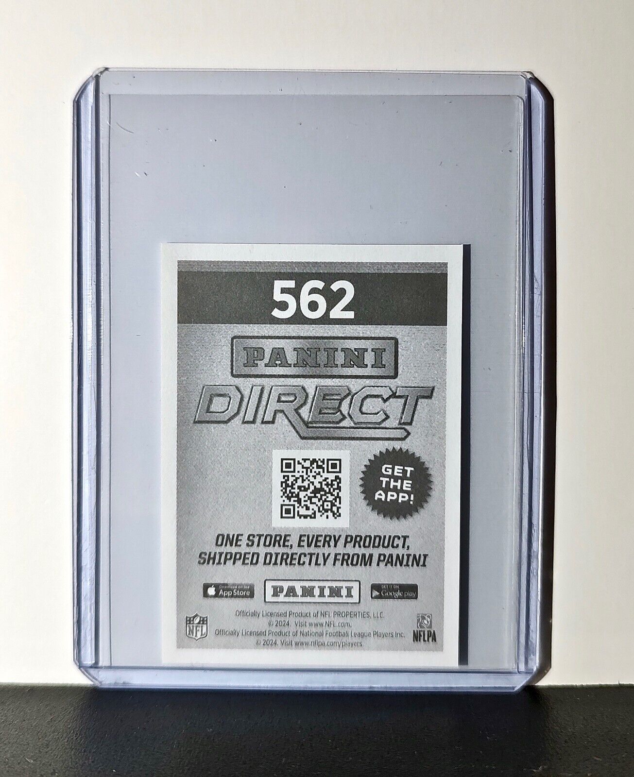 Jonathon Brooks Rookie 2024 Panini NFL Sticker #562 NFL Draft Carolina Panthers