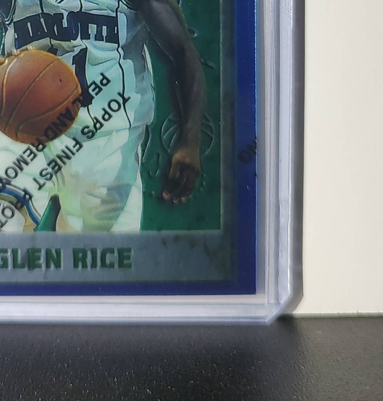 Glen Rice 1995-96 Topps Finest NBA #189 Card Charlotte Hornets