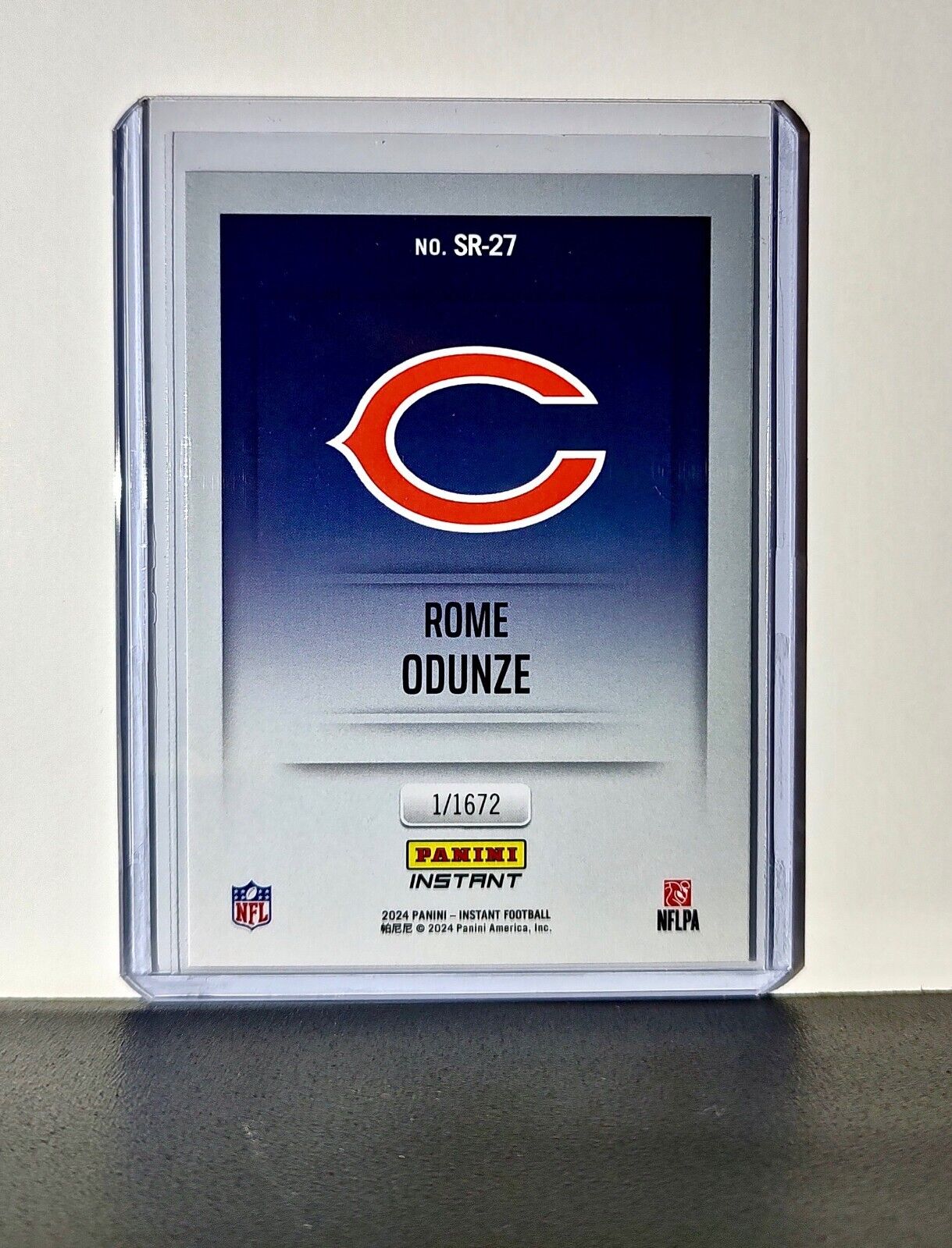 Rome Odunze 2024 Panini NFL Studio Rookies #27 Card Chicago Bears 1/1672