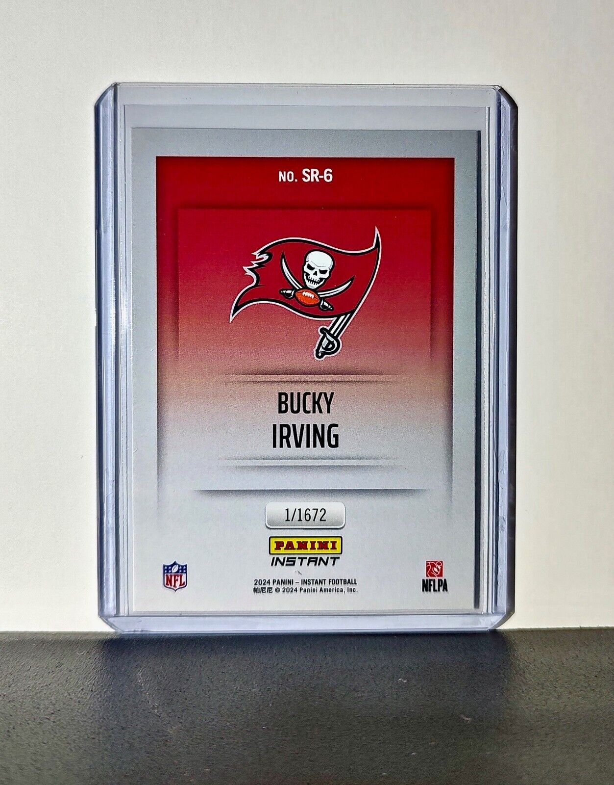 Bucky Irving 2024 Panini NFL Studio Rookies #6 Card Tampa Bay Buccaneers 1/1672