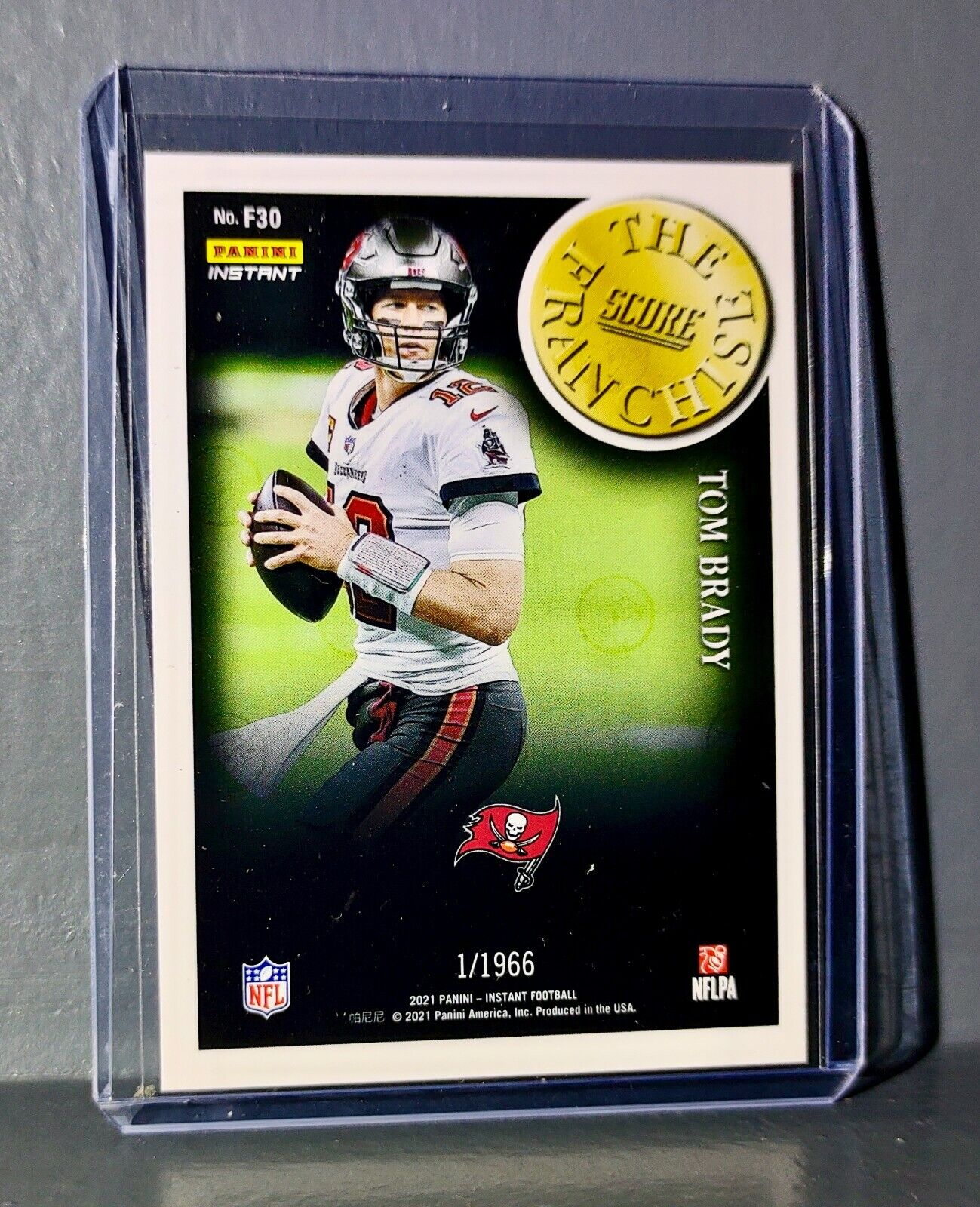 Tom Brady 2021 Panini NFL Score The Franchise #F30 Card 1/1966