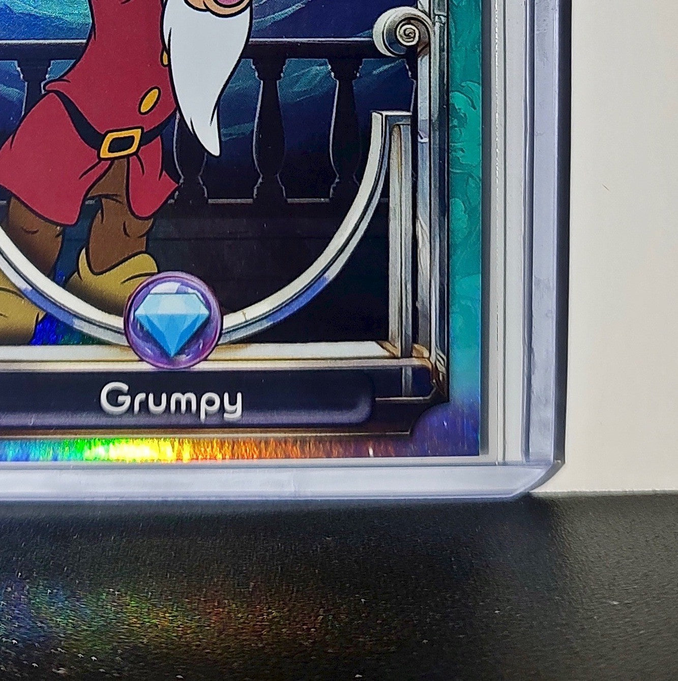 Grumpy 2025 Topps Disney Wonder #102 Diamond Card Snow White & the Seven Dwarfs