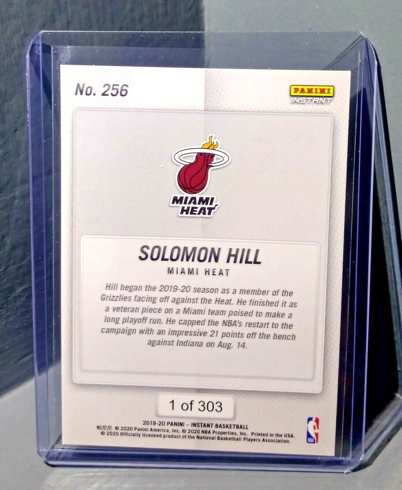 Solomon Hill 2019-2020 Panini NBA Instant Heat #256 Basketball Card 1 of 303