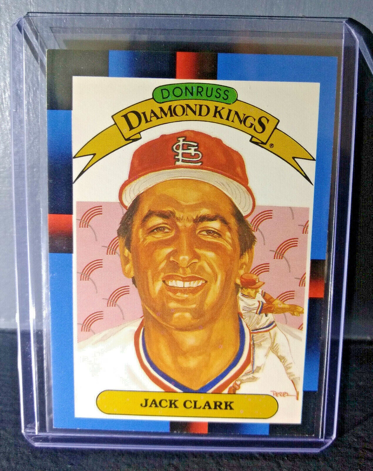 rare 1988 donruss baseball cards 1988 Jack Clark Donruss Diamond Kings #15 Baseball Card