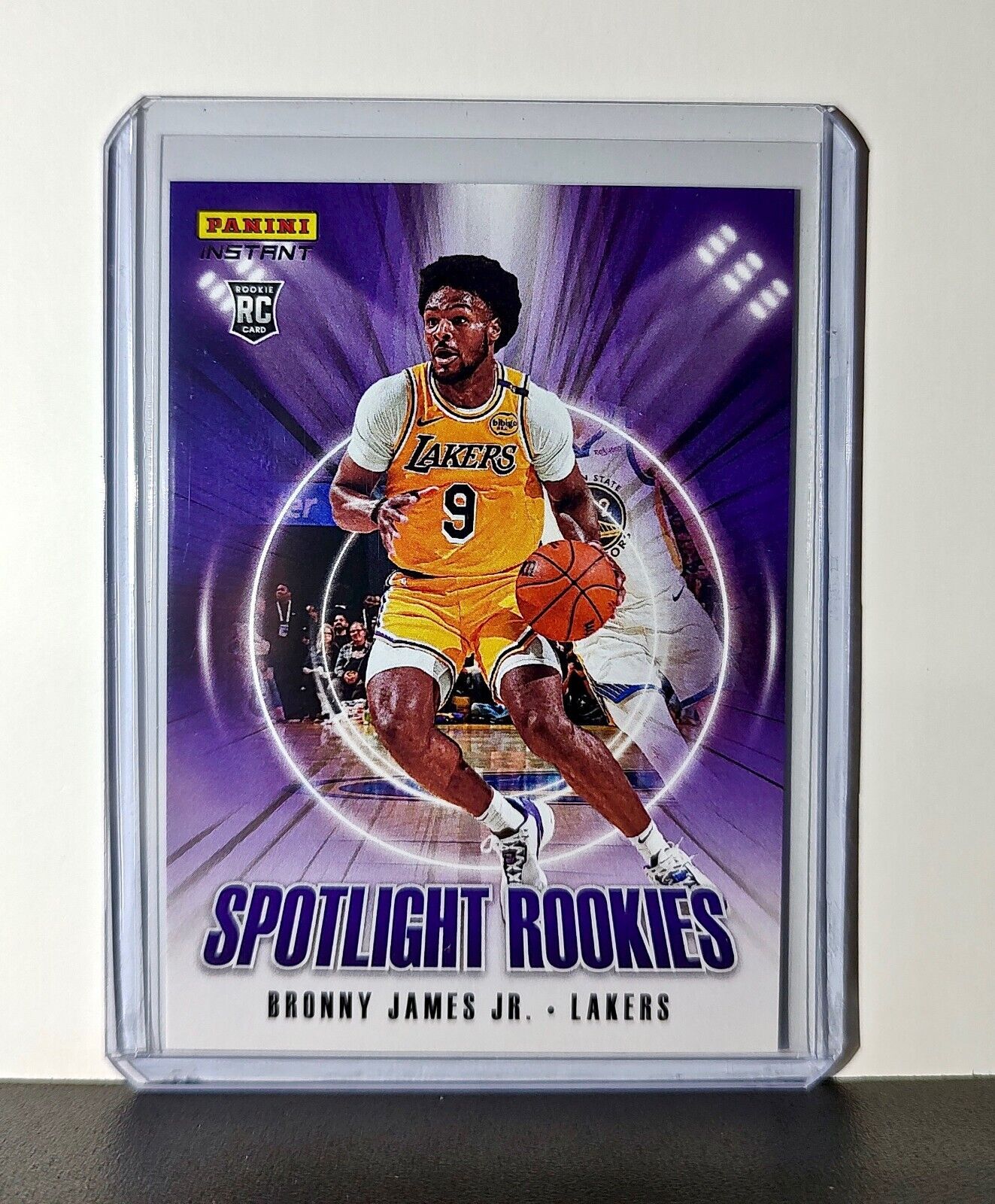 2024 Topps Now Bronny & LeBron James #1 Father/Son Debut Lakers Basketball Card - Graded