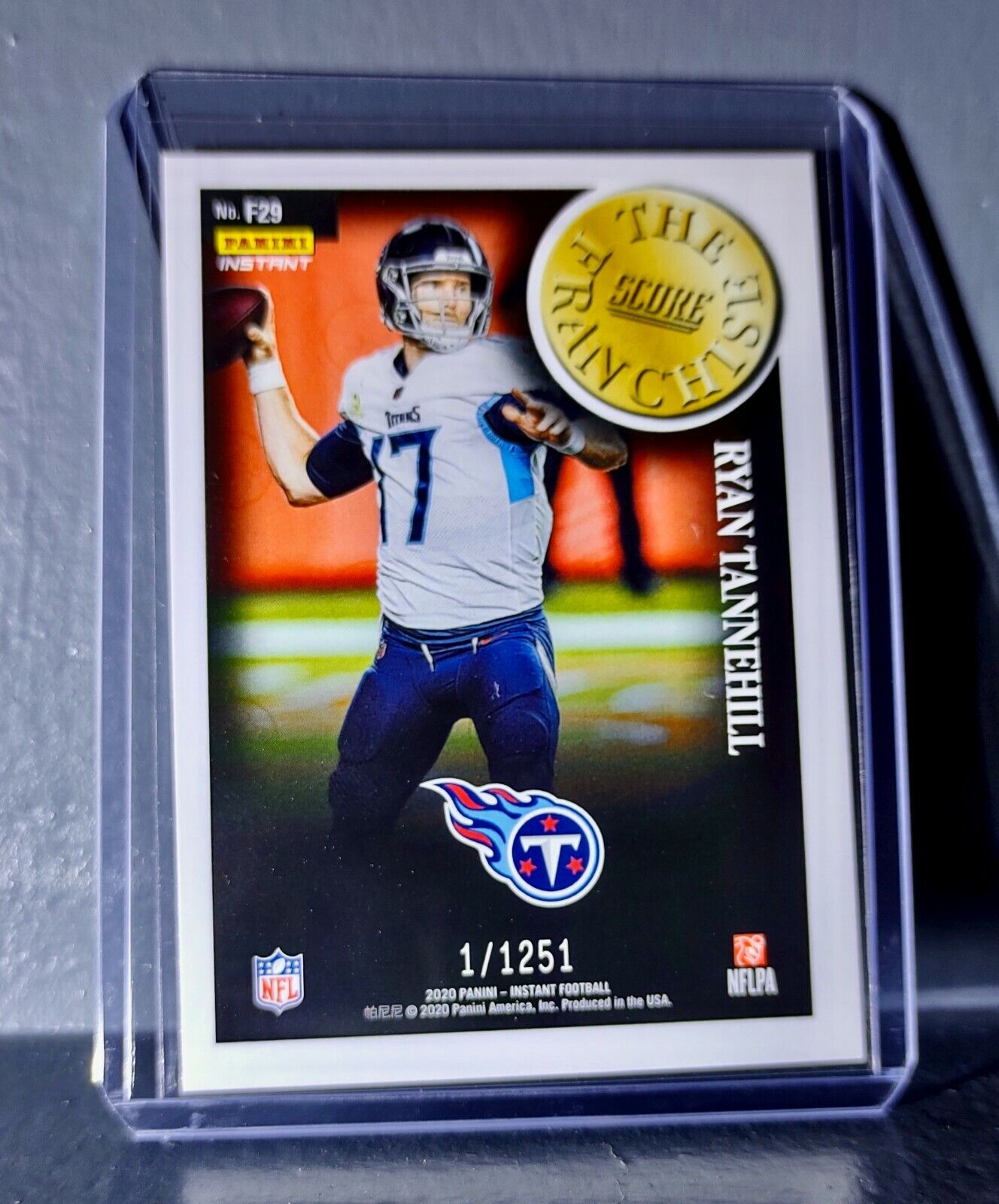 Ryan Tannehill 2020 Panini NFL Instant Score The Franchise #29 Card 1/1251