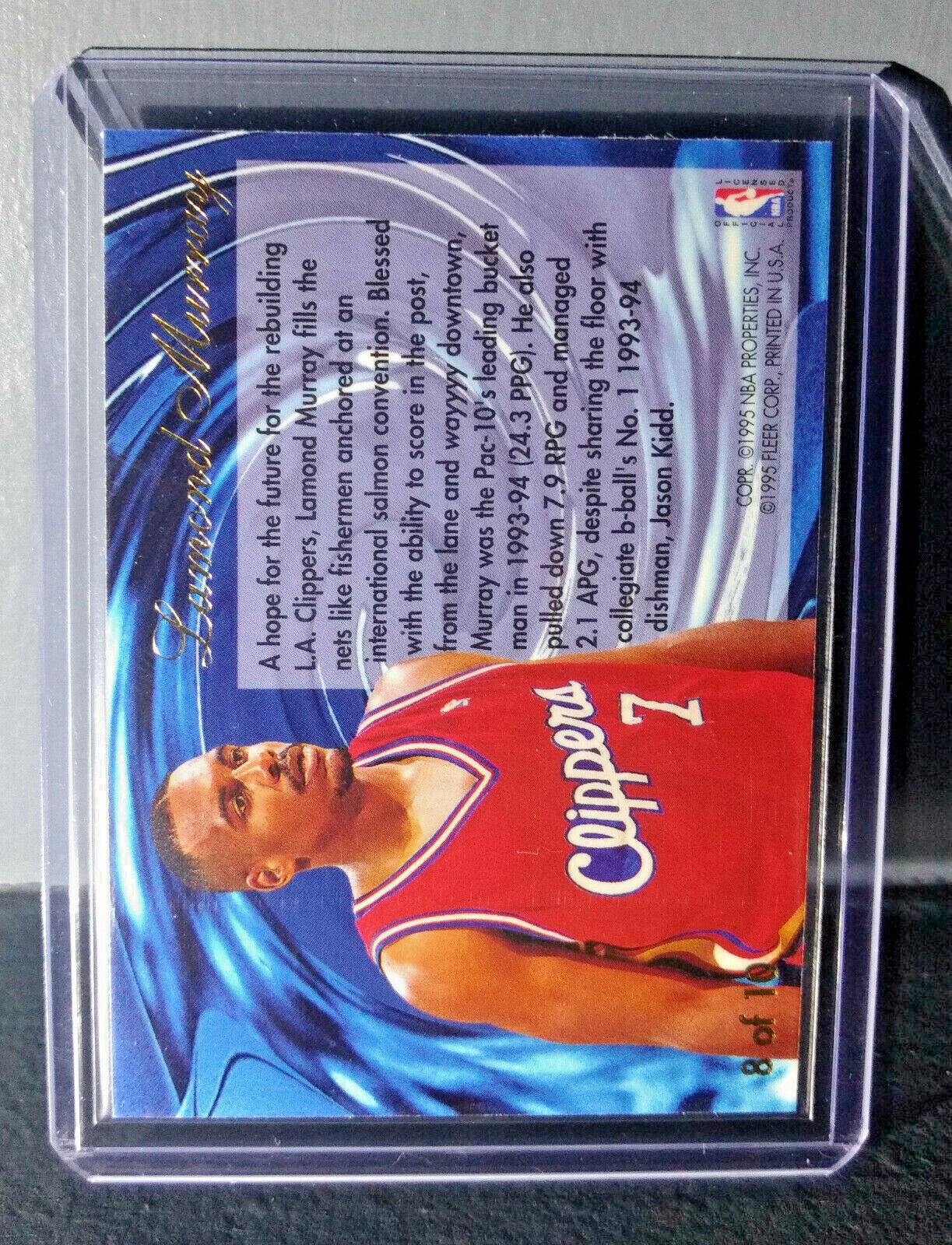 1994-95 Lamond Murray Flair Waves of the Future #8 Basketball Card