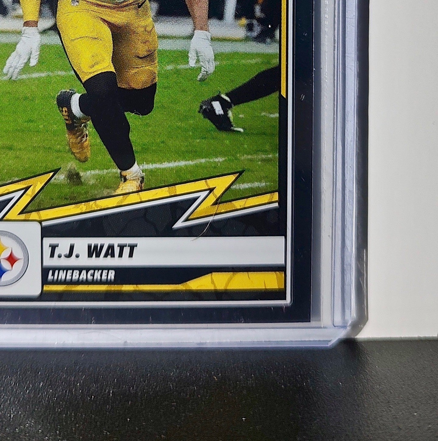 T.J. Watt 2025 Panini NFL #53 Foil Sticker Card Pittsburgh Steelers
