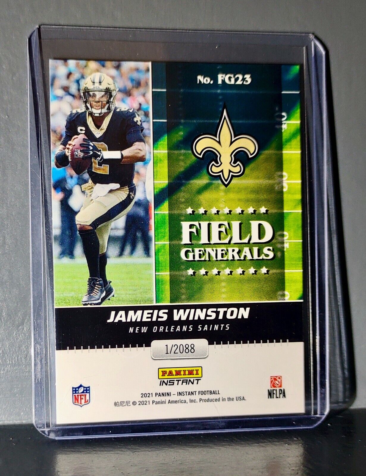 Jameis Winston 2021 Panini NFL Instant Field Generals #23 Rookie Card 1 of 2088