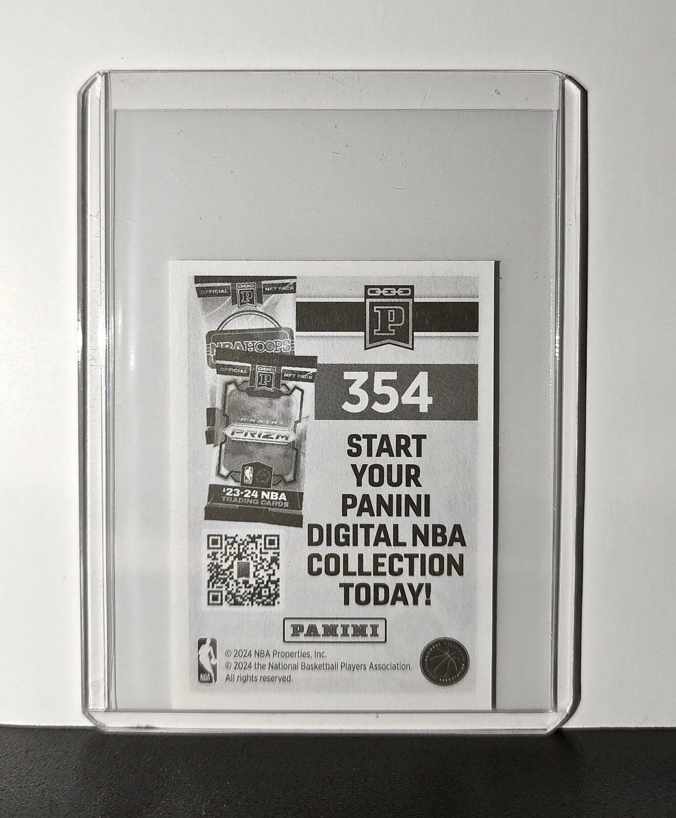 Bones Hyland 2024-25 Panini NBA #354 Sticker Card Los Angeles Clippers