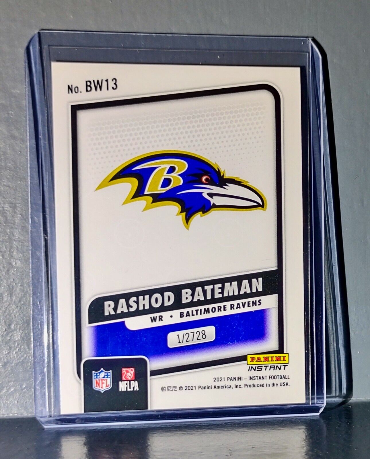 Rashod Bateman 2021 Panini NFL Black and White Rookies #13 Card 1/2728