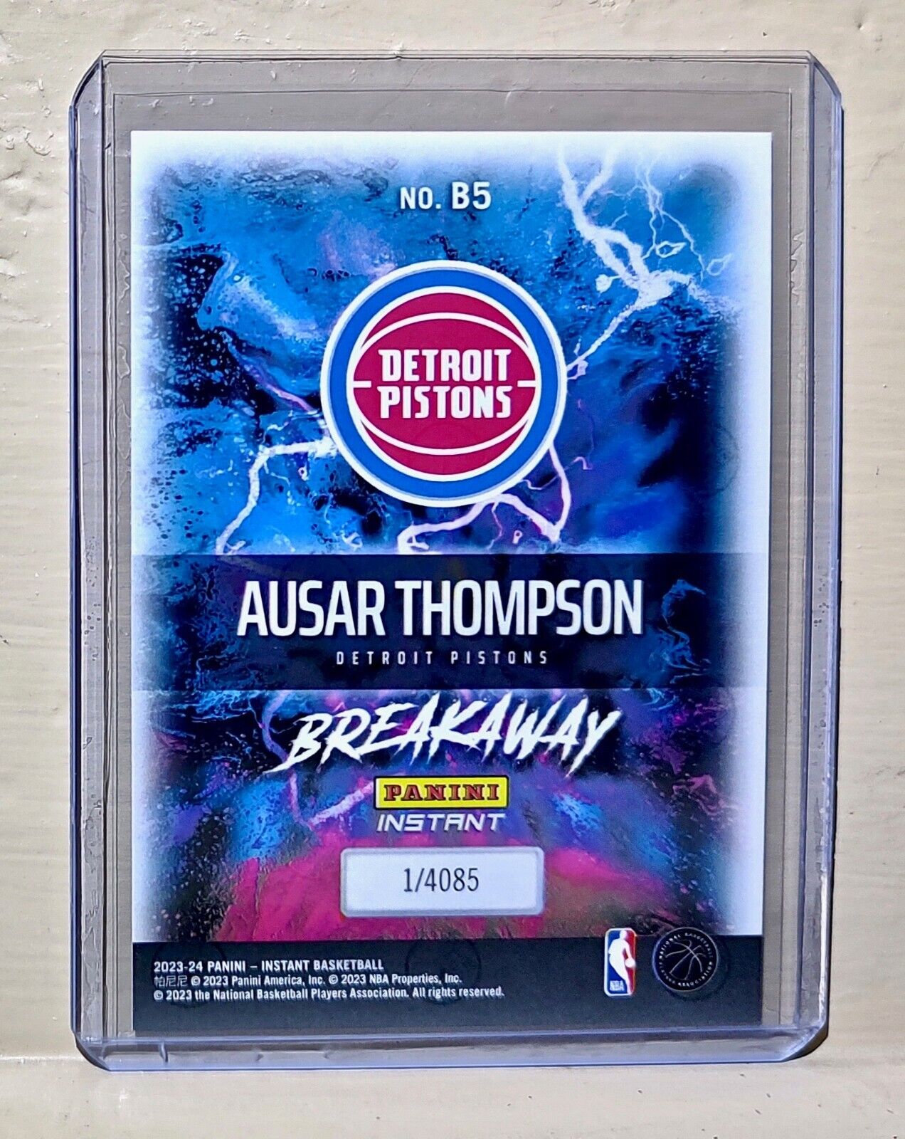 Ausar Thompson 2023-24 Panini NBA Breakaway Basketball #5 Rookie Card 1 of 4085