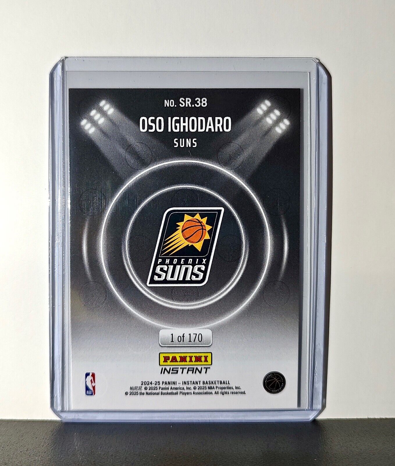 Oso Ighodaro Rookie 2024-25 Panini Spotlight Rookies NBA #38 Suns 1 of 170