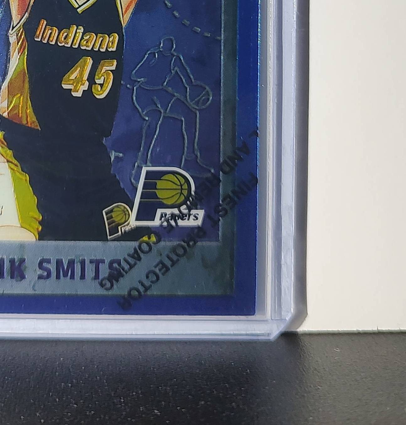 Rik Smits 1995-96 Topps Finest NBA #194 Card Indiana Pacers