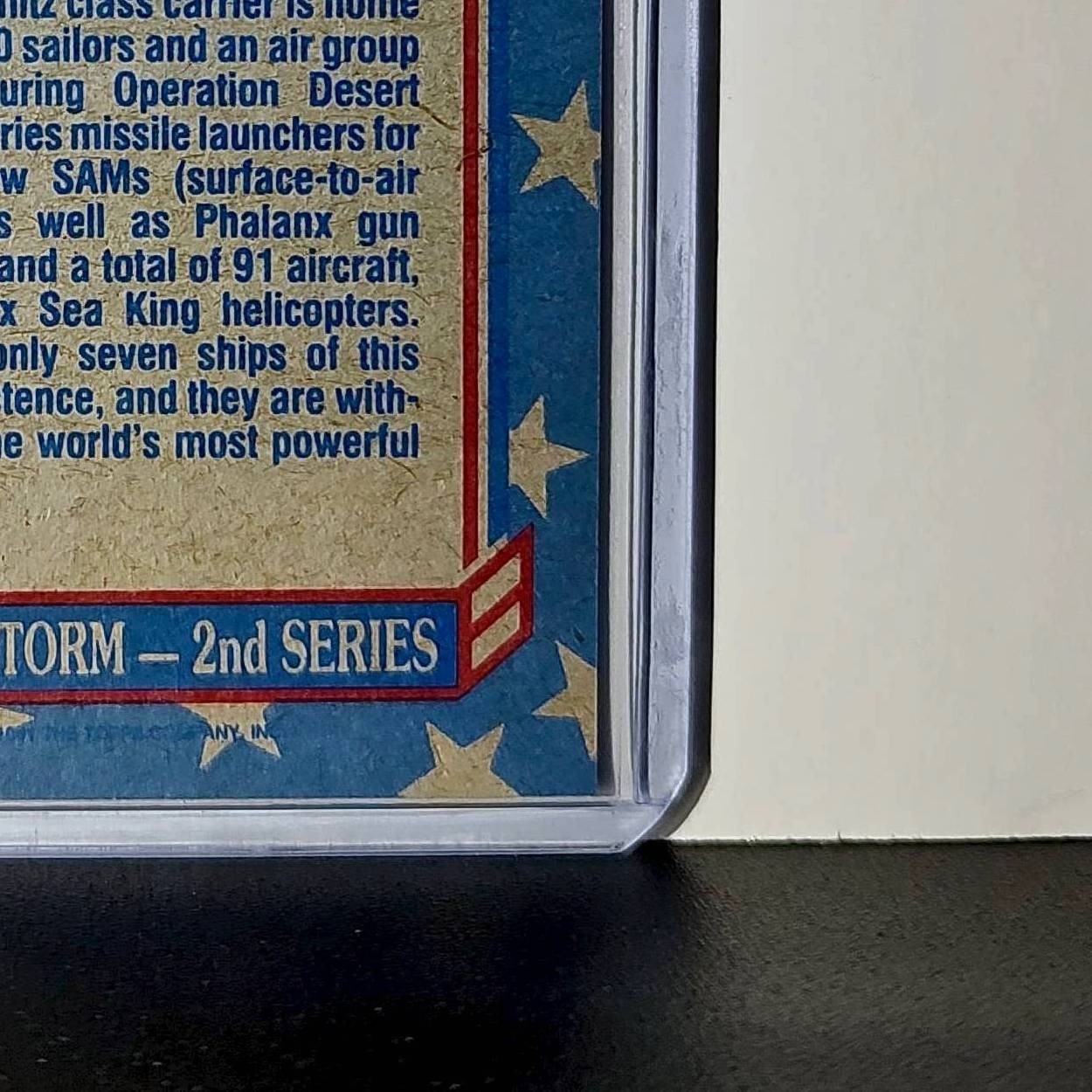 USS Dwight D. Eisenhower 1991 Topps Desert Storm #120 Card