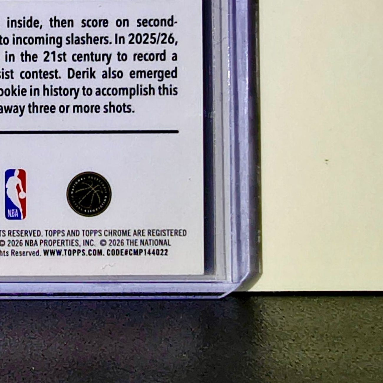 Derik Queen Rookie 2025-26 NBA Topps Chrome Update X-Fractor #163 Card Pelicans