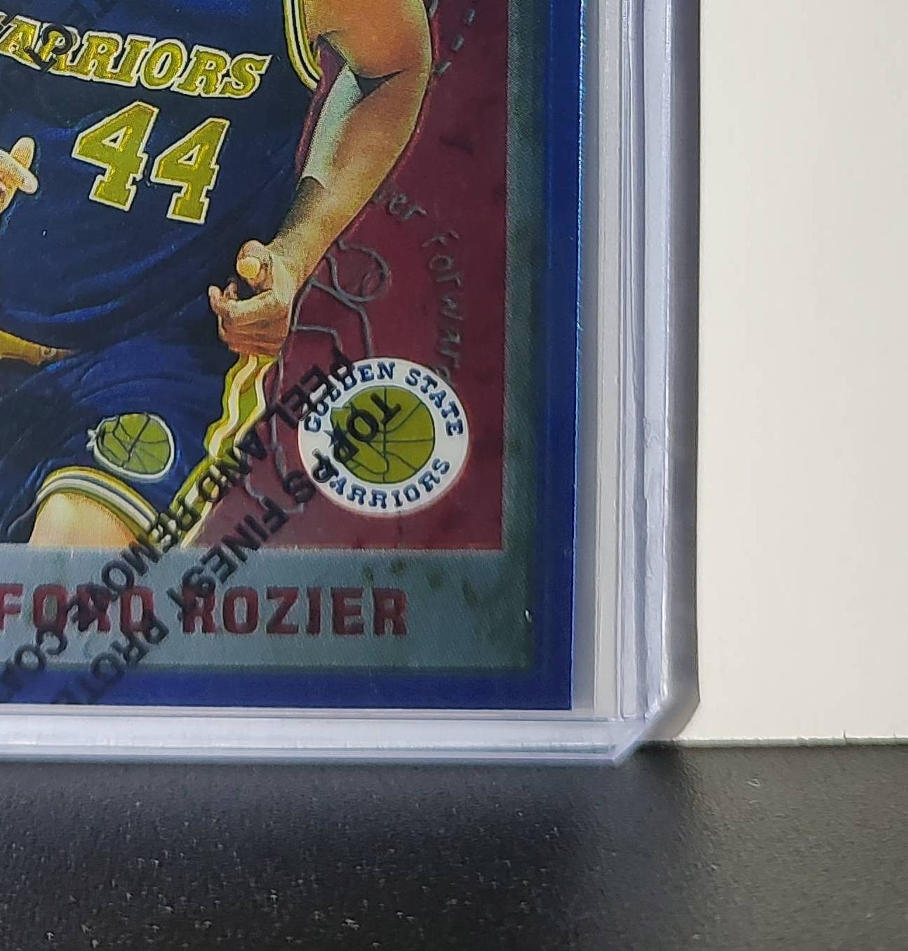 Clifford Rozier 1995-96 Topps Finest NBA #193 Card Warriors