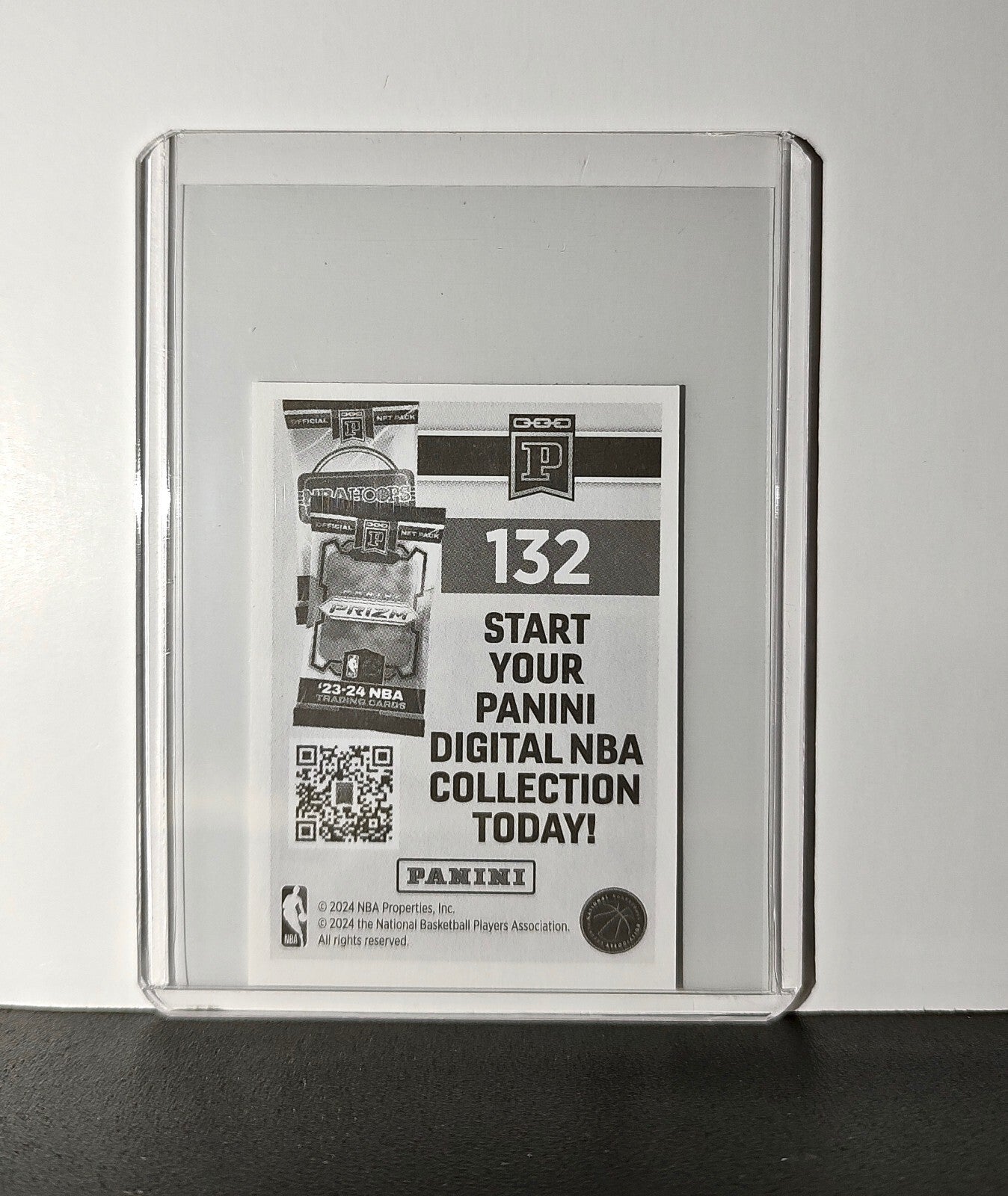 Logo 2024-25 Panini NBA #132 Sticker Card Brooklyn Nets