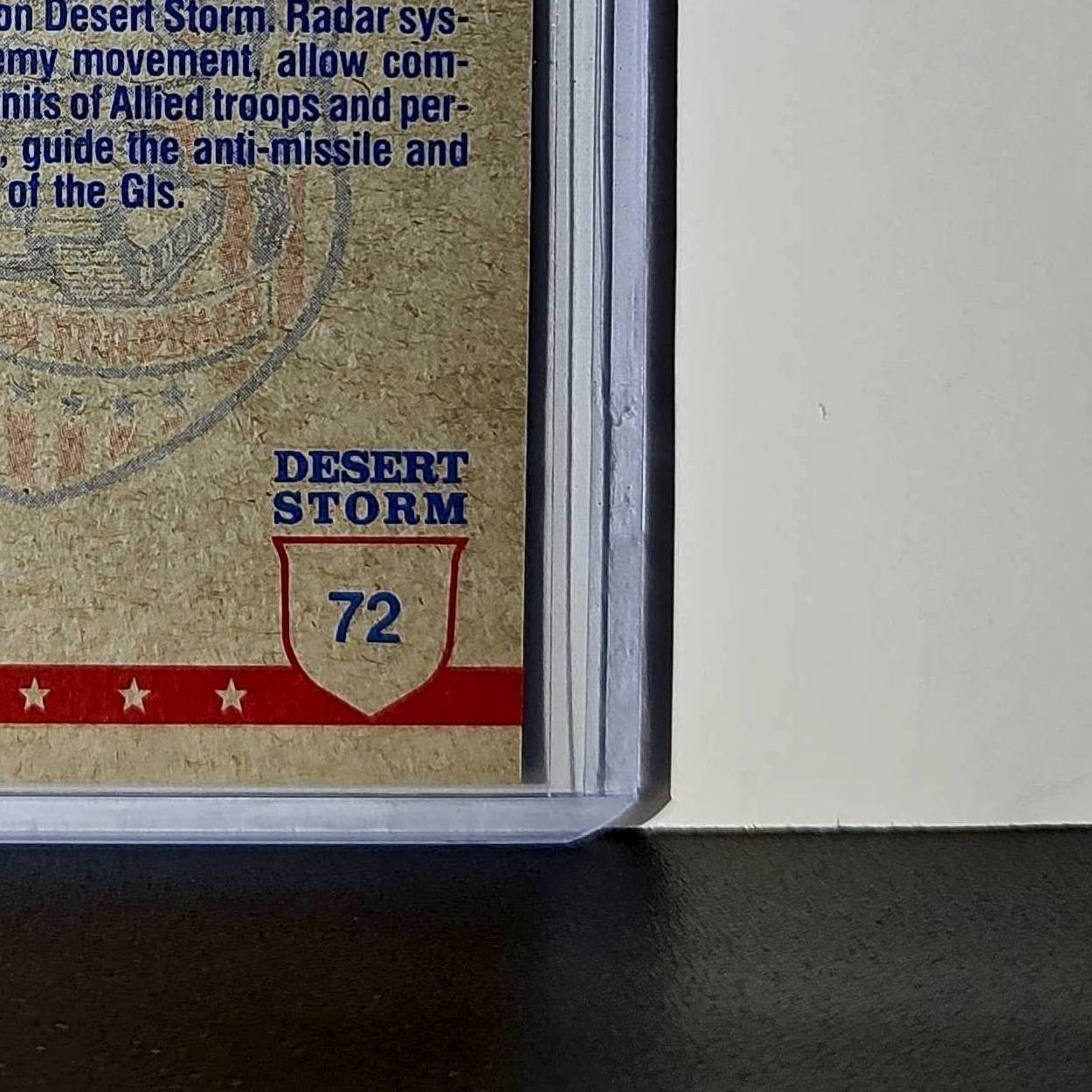 Satellite Dish 1991 Topps Desert Storm #72 Card