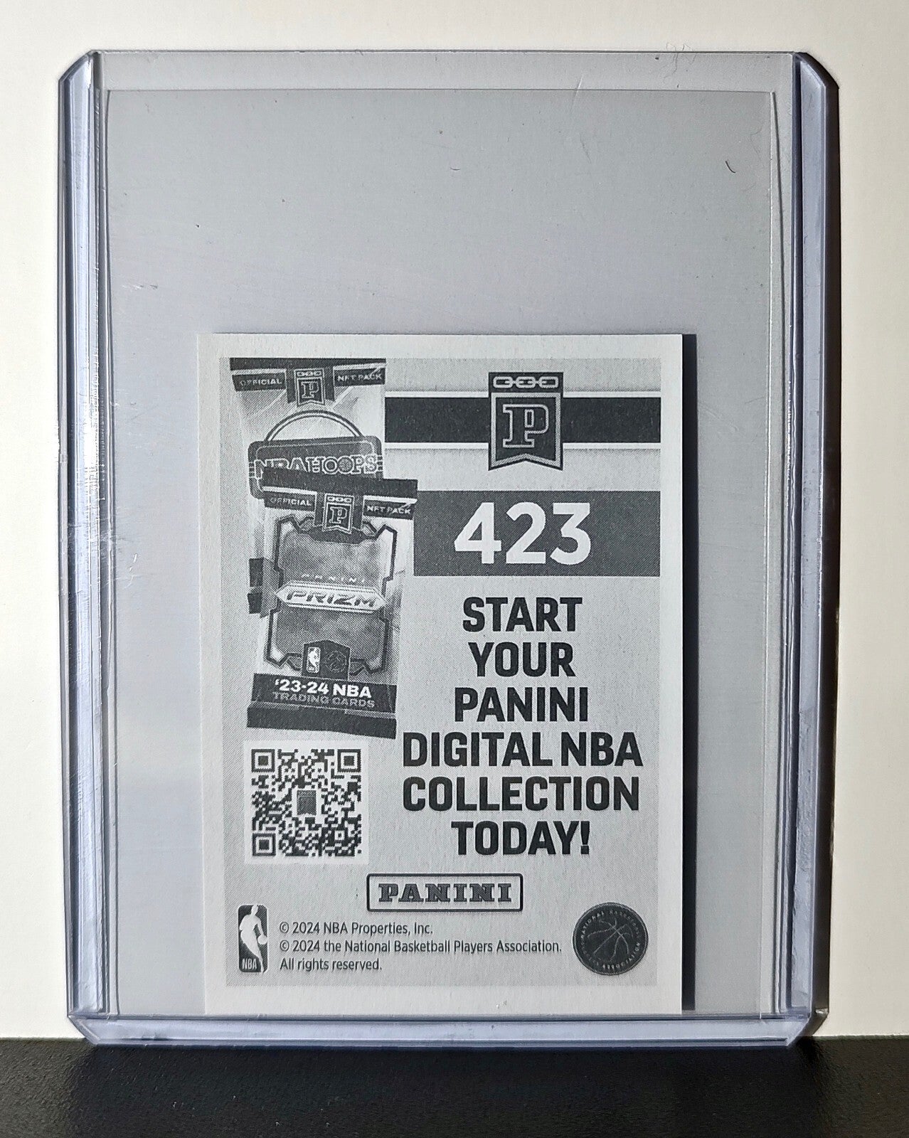 Chet Holmgren 2024-25 Panini NBA #423 Foil Sticker Card Oklahoma City Thunder