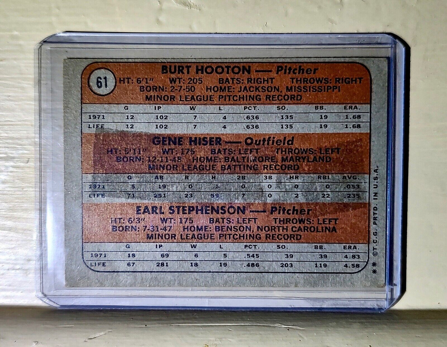 1972 Topps Rookie Stars Cubs Baseball Card #61