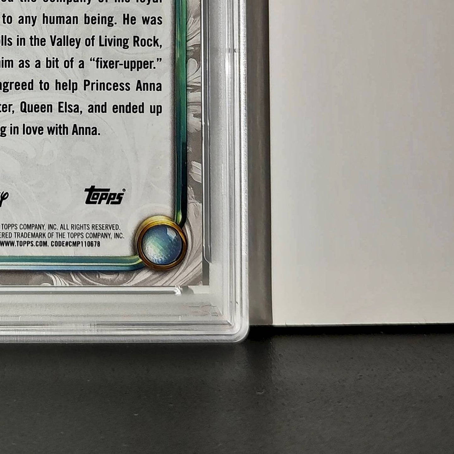 Kristoff 2025 Topps Disney Wonder #84 Winter Variant Card Frozen PSA 9