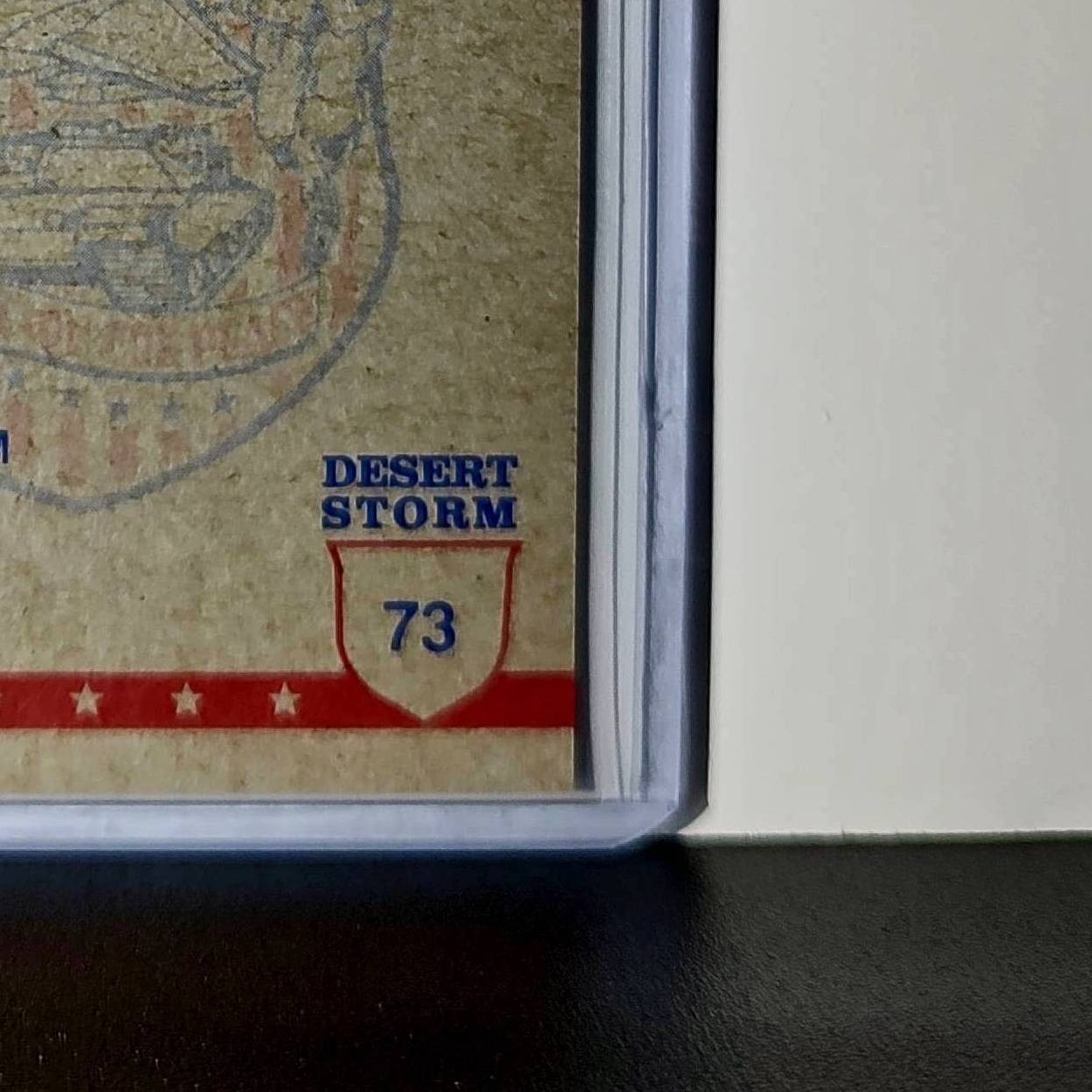 Machine Gunner 1991 Topps Desert Storm #73 Card