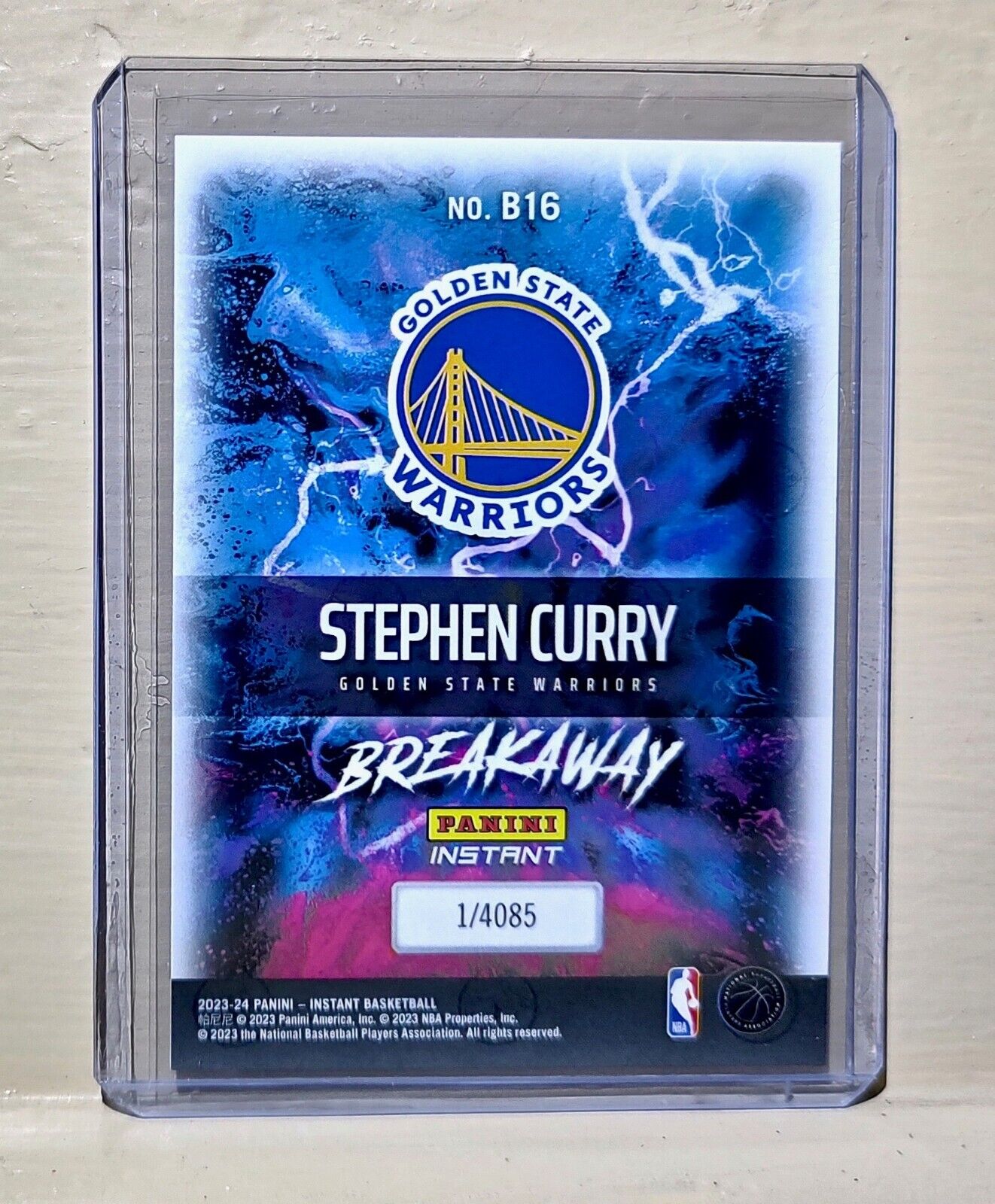 Stephen Curry 2023-24 Panini NBA Breakaway Basketball #16 Card 1 of 4085