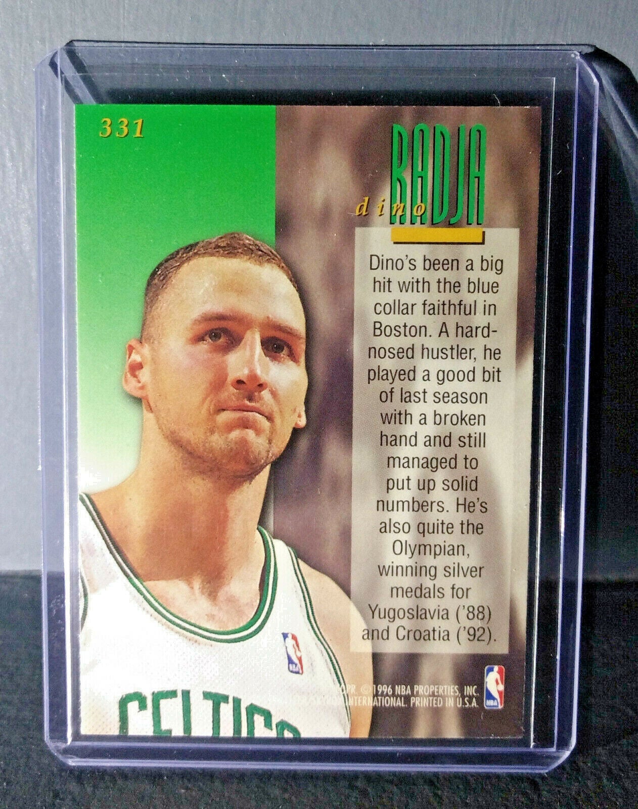 1995-96 Dino Radja #331 Ultra Encore Basketball Card
