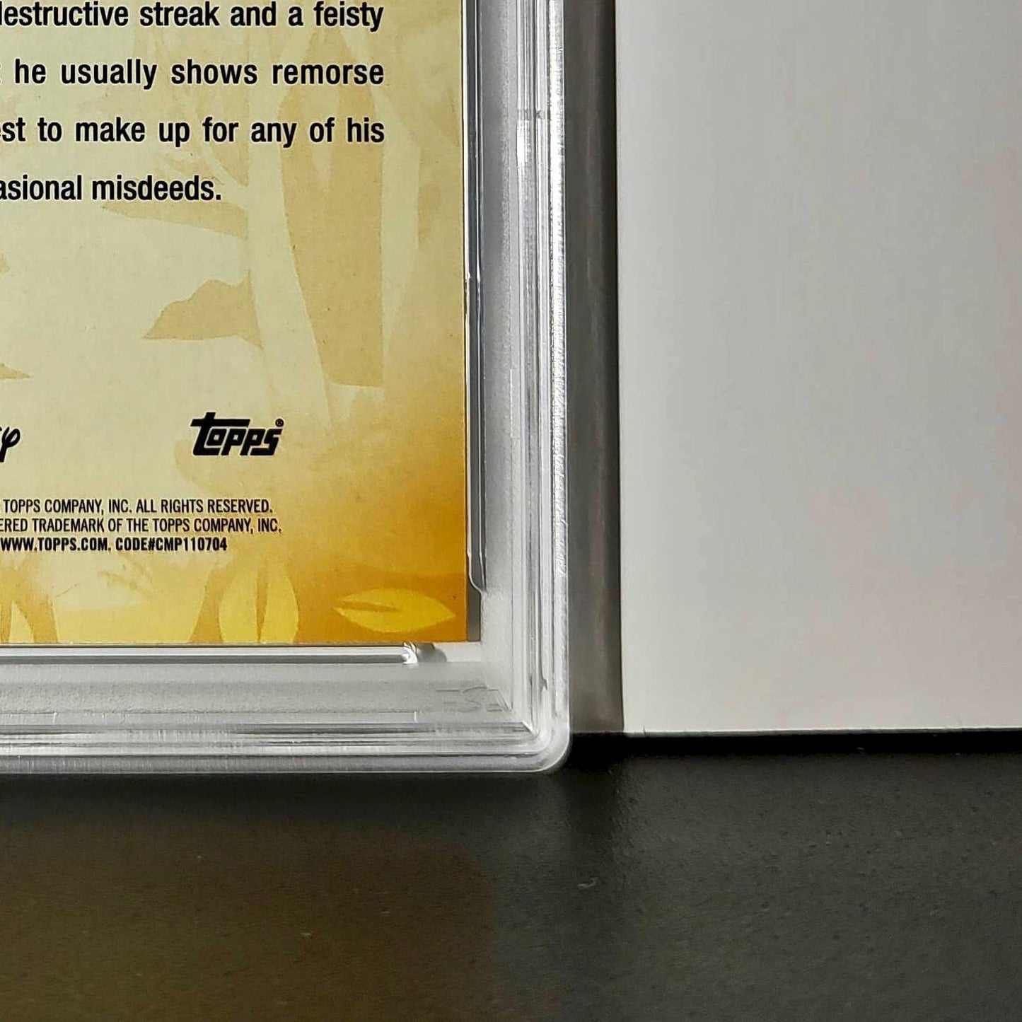 Figaro 2025 Topps Disney #FF-3 Furry Friends Card Pinocchio PSA 10