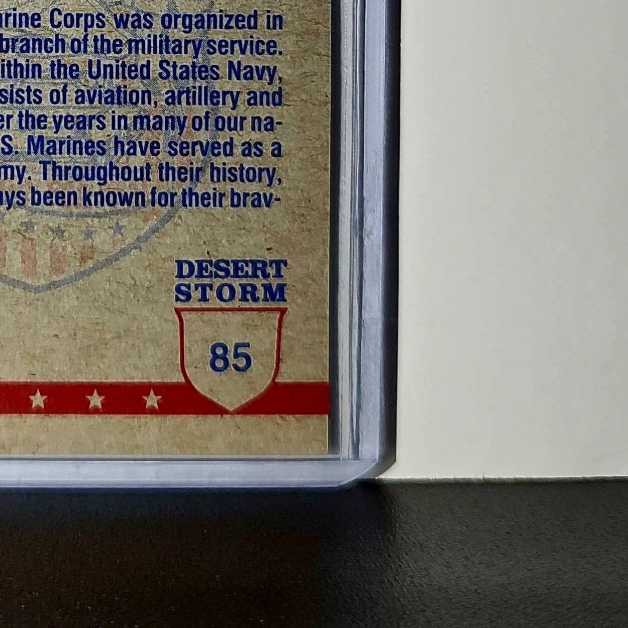 A Quiet Moment 1991 Topps Desert Storm #85 Card