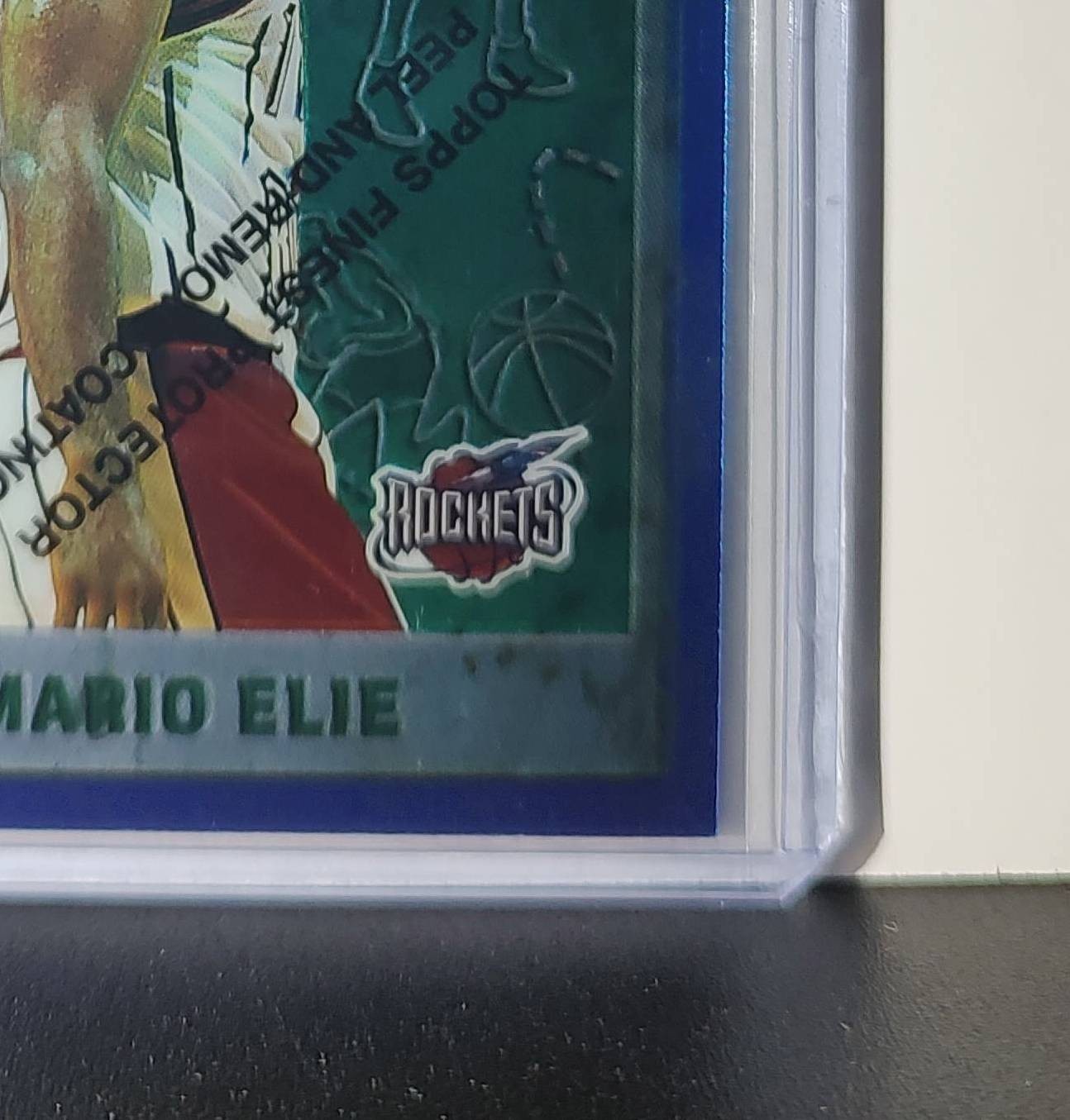 Mario Elie 1995-96 Topps Finest NBA #208 Card Houston Rockets