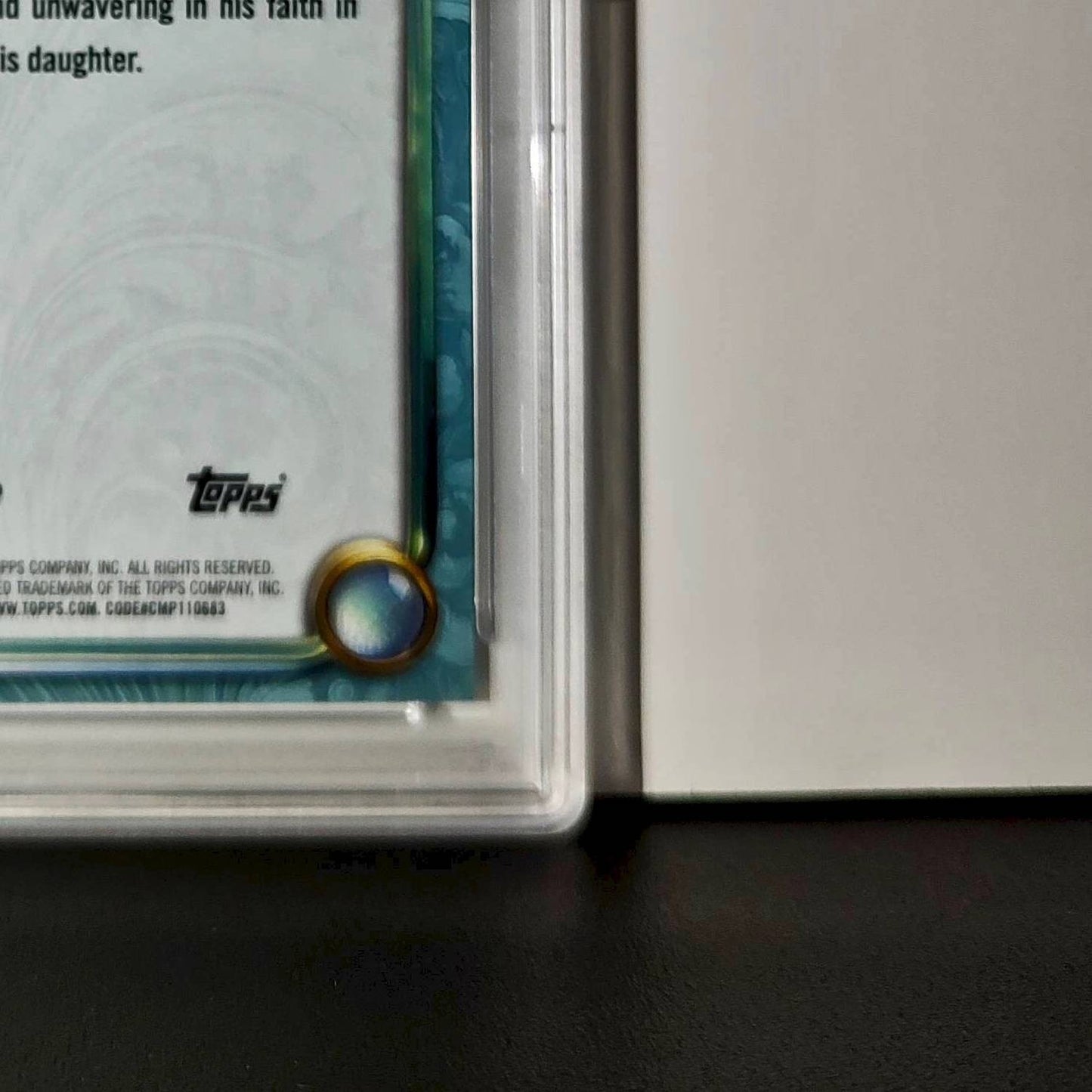 Maurice 2025 Topps Disney Wonder #126 Diamond Card Beauty and the Beast PSA 7