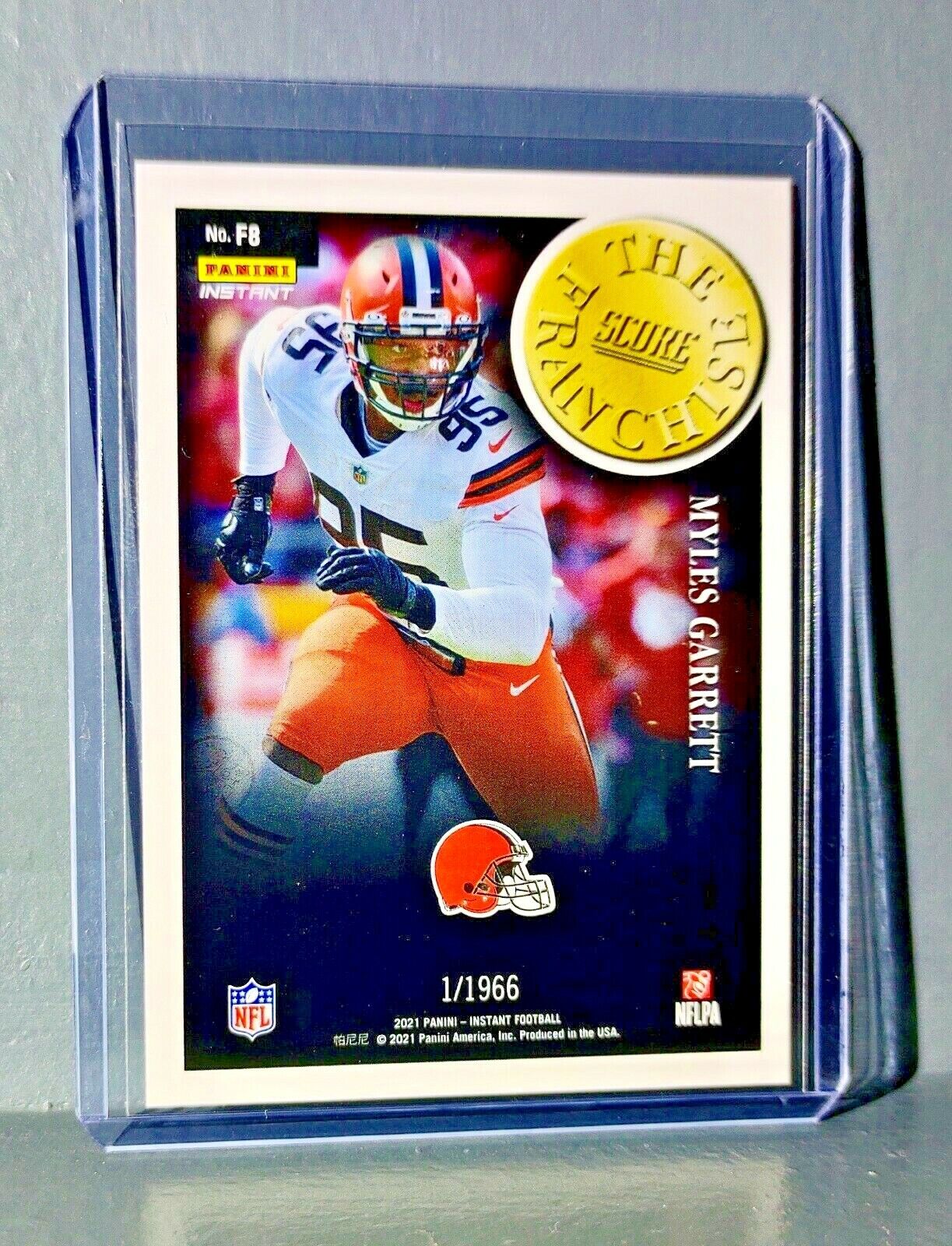 Myles Garrett 2021 Panini NFL Score The Franchise #8 Card 1/1966