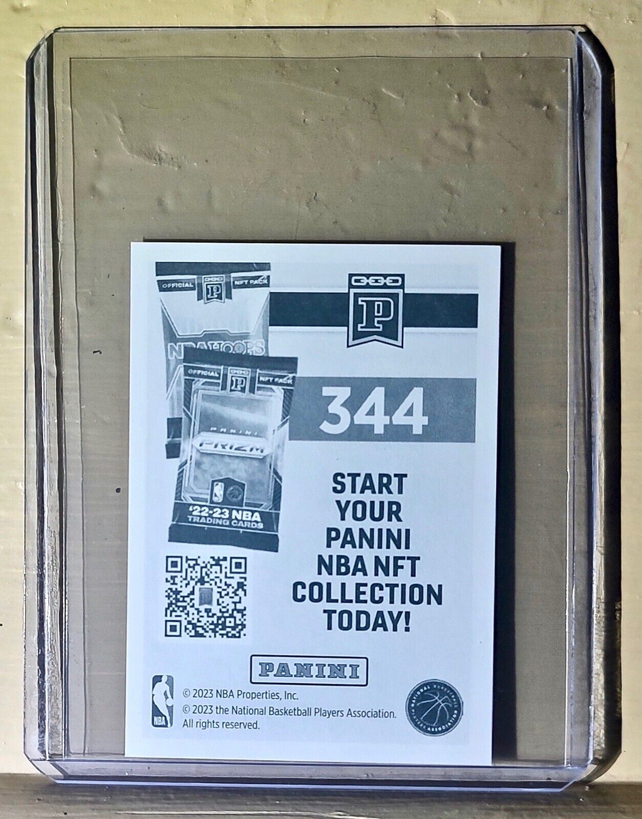 2023-24 Cam Whitmore Panini NBA Basketball #344 Sticker Houston Rockets