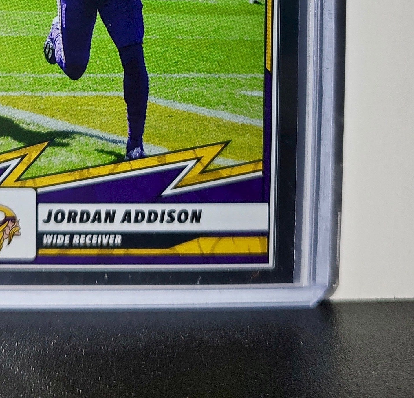 Jordan Addison 2025 Panini NFL #23 Foil Sticker Card Minnesota Vikings