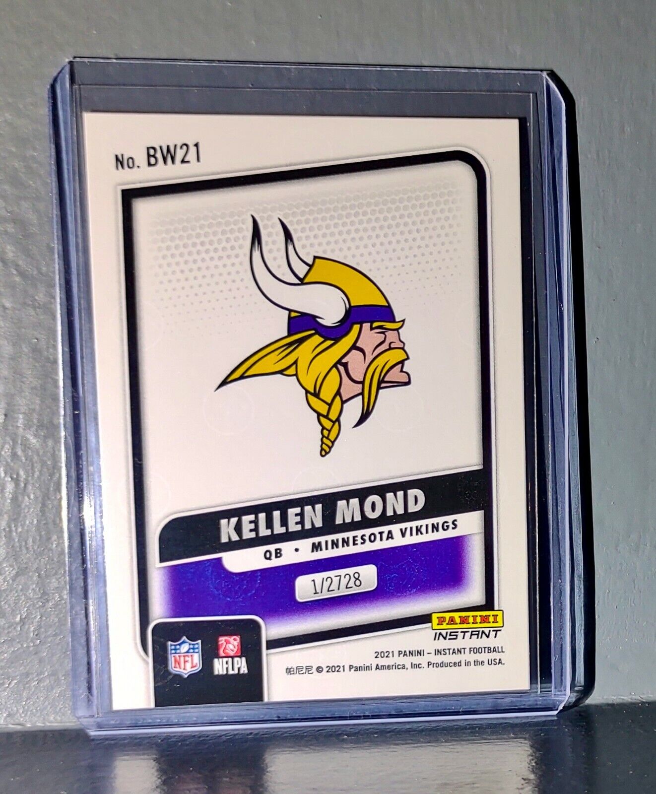 Kellen Mond 2021 Panini NFL Black and White Rookies #21 Card 1/2728