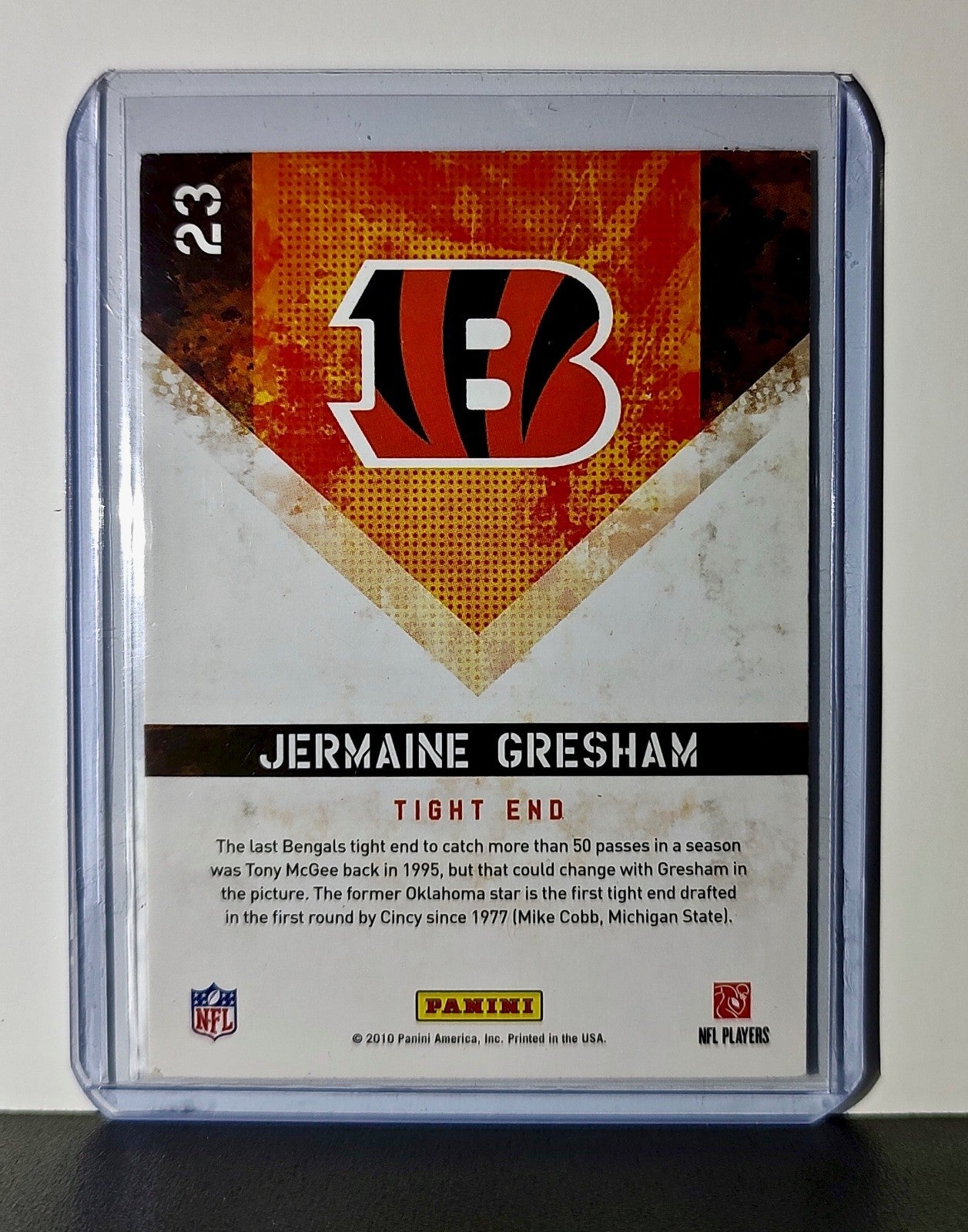 Jermaine Gresham Rookie 2010 Score NFL #23 Card Cincinnati Bengals