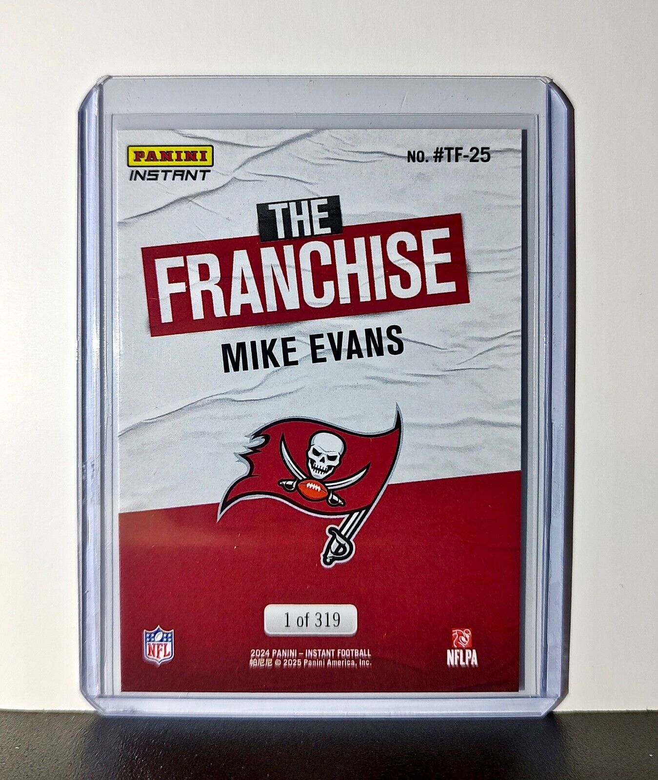 Mike Evans 2024 Panini The Franchise NFL #25 Football Card Buccaneers 1 of 319
