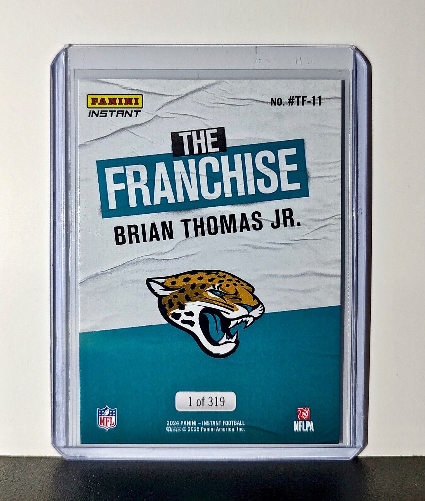 Brian Thomas Jr. Rookie 2024 Panini The Franchise NFL #11 Card Titans 1 of 319
