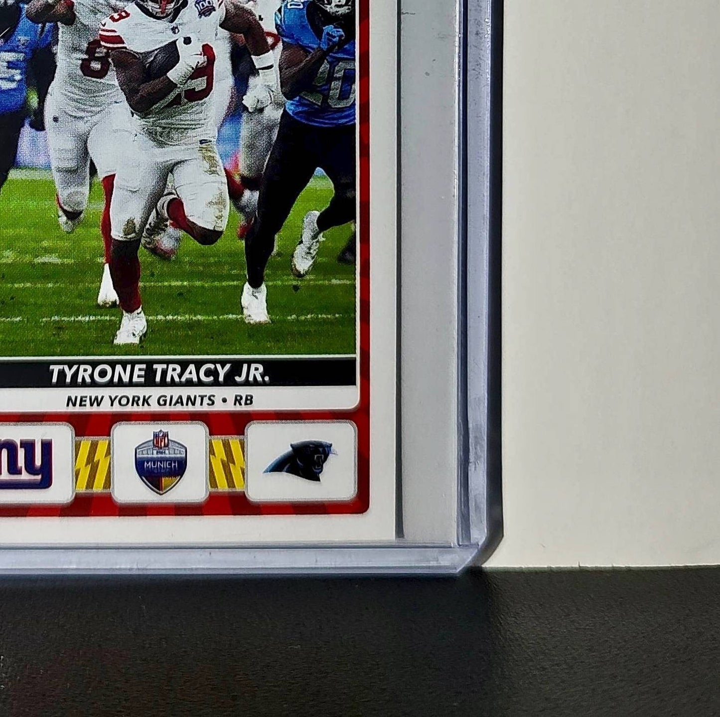 Tyrone Tracy Jr. 2025 Panini NFL #5 Munich Game Sticker
