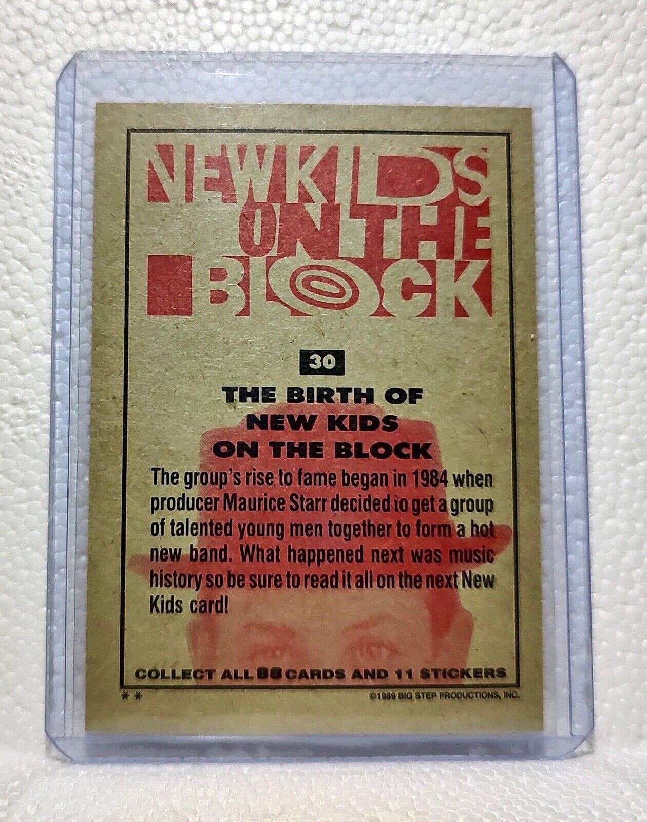 The Birth of New Kids on the Block 1989 New Kids on the Block #30 Trading Card